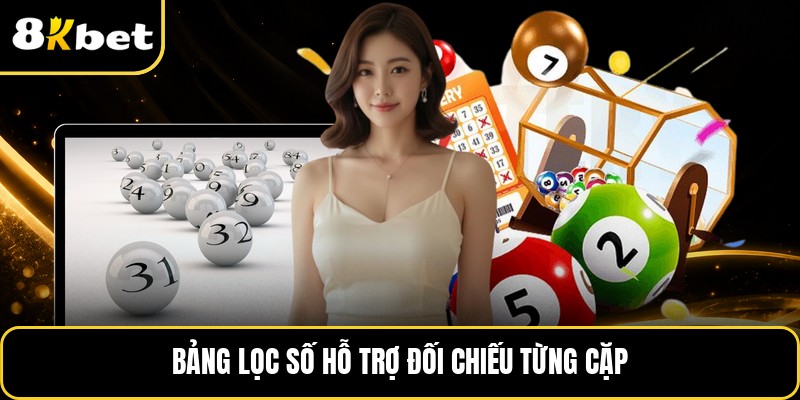 Bảng lọc số hỗ trợ đối chiếu từng cặp