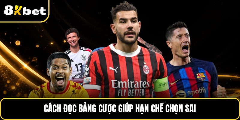 Cách đọc bảng cược giúp hạn chế chọn sai